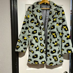 Women’s leopard winter coat